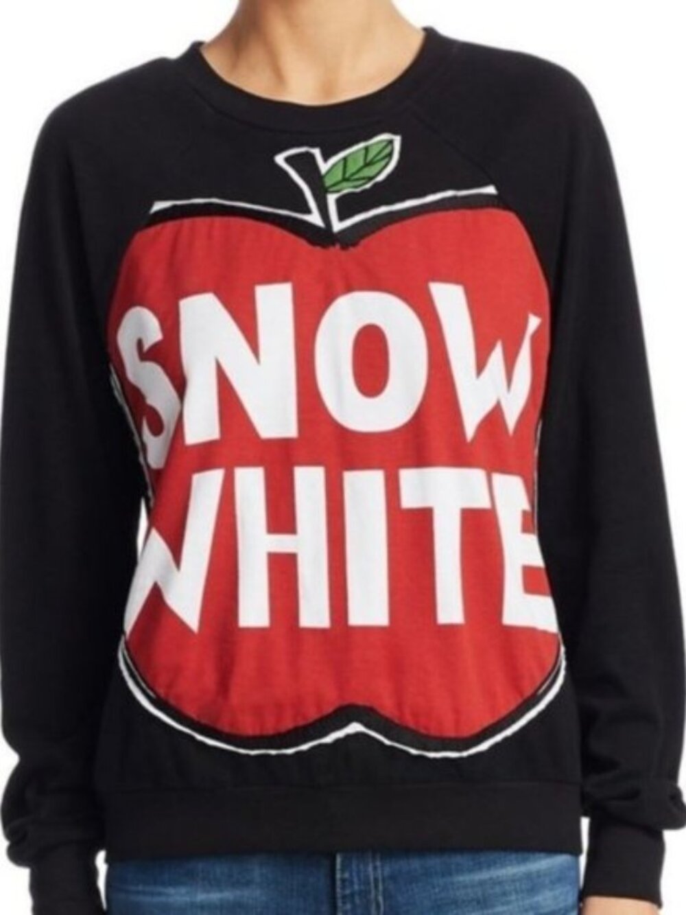 Alice + Olivia x Disney Snow White Apple Patch Sweatshirt - XS